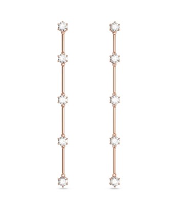 Constella - Blanc Doré Rose - Pendantes - Boucles d'oreilles - Swarovski Pour