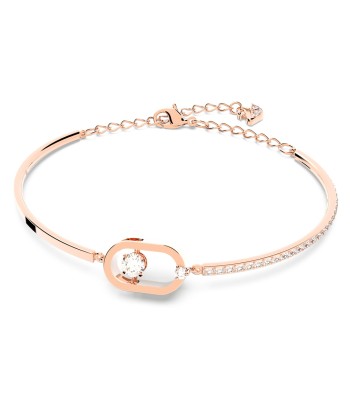 Sparkling Dance - Blanc Doré Rose - Bracelet - Swarovski brillant des détails fins