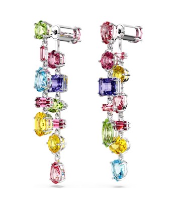 Gema - Asymétrique - Multicolore Argenté - Boucles d'oreilles - Swarovski hantent personnes