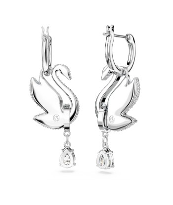 Iconic Swan - Bleu Argenté - Boucles d'oreilles - Swarovski ouvre sa boutique