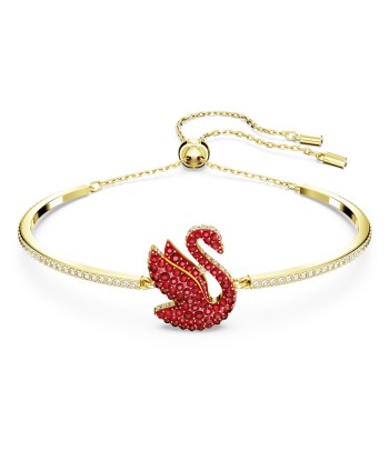 Iconic Swan - Rouge Doré - Bracelet Jonc - Swarovski les ctes