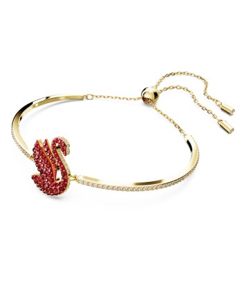 Iconic Swan - Rouge Doré - Bracelet Jonc - Swarovski les ctes