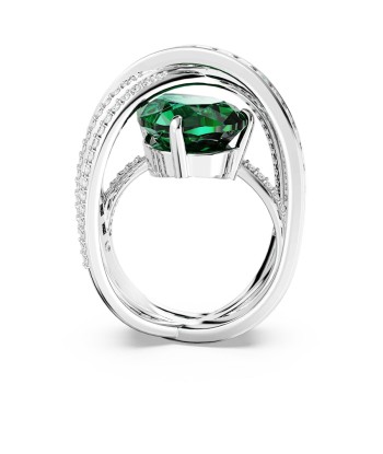 Hyperbola - Vert Argenté - Cocktail - Bague - Swarovski chez Cornerstreet bien 