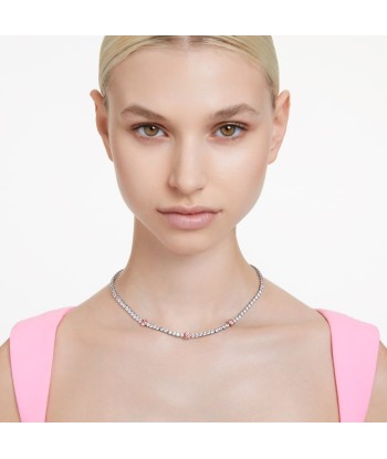 Matrix - Tennis - Rose Argenté - Collier - Swarovski 2 - 3 jours ouvrés.