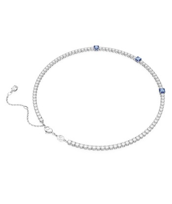 Matrix - Tennis - Bleu Argenté - Collier - Swarovski basket pas cher