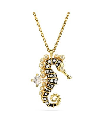 Idyllia - Hippocampe - Blanc Doré - Pendentif - Swarovski chez Cornerstreet bien 