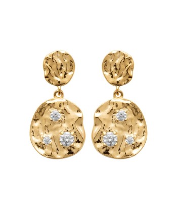 Hypnotique - Zirconia - Boucles d'Oreilles - Plaqué Or en stock