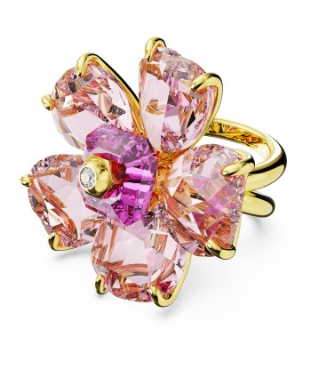 Florere - Rose Doré - Cocktail - Bague - Swarovski en stock