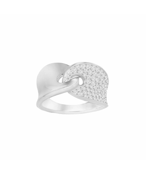 Guardian - Blanc Argenté - Bague - Swarovski solde