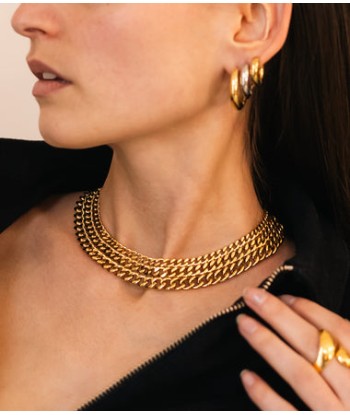 Nefertiti - Acier Doré - Collier - Zag Bijoux offre 