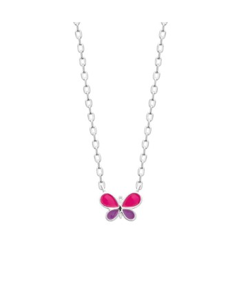 Papillon - Argent - Collier Economisez 