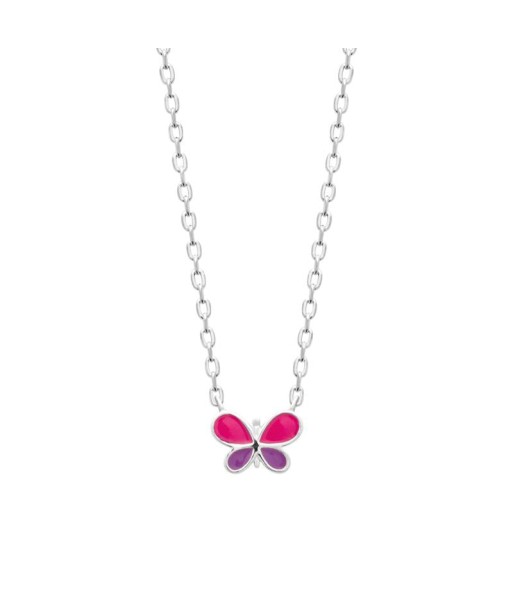 Papillon - Argent - Collier Economisez 