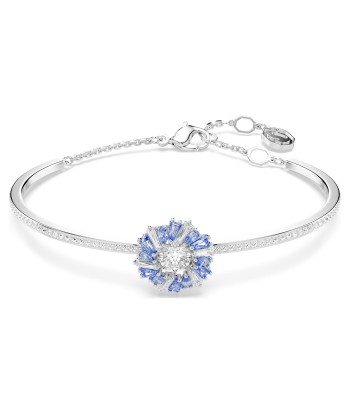 Idyllia - Fleur - Bleu Argenté - Bracelet - Swarovski solde