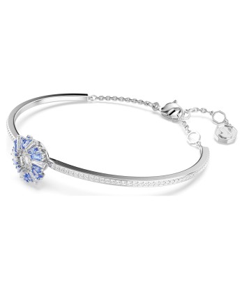 Idyllia - Fleur - Bleu Argenté - Bracelet - Swarovski solde