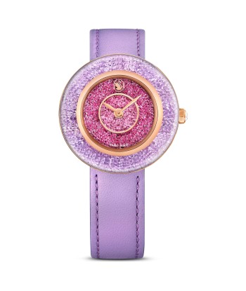 Crystalline Lustre - Violette Doré Rose - Montre - Swarovski 2 - 3 jours ouvrés.