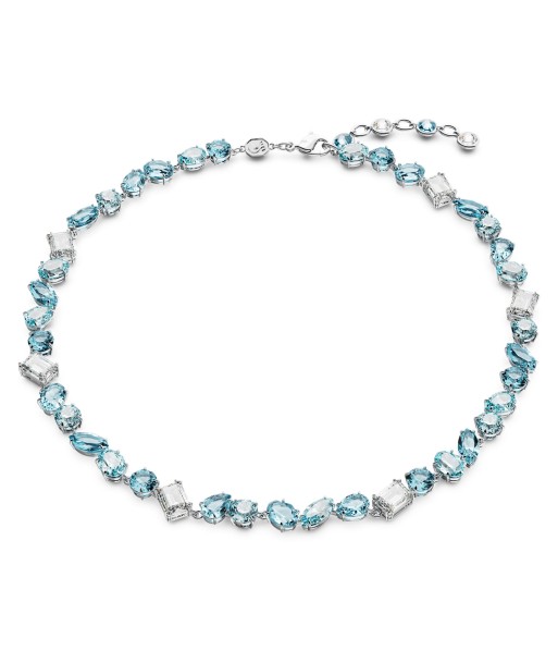 Gema - Bleu Argenté - Collier - Swarovski Comment ça marche