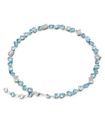 Gema - Bleu Argenté - Collier - Swarovski Comment ça marche