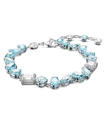 Gema - Bleu Argenté - Bracelet - Swarovski 2 - 3 jours ouvrés.