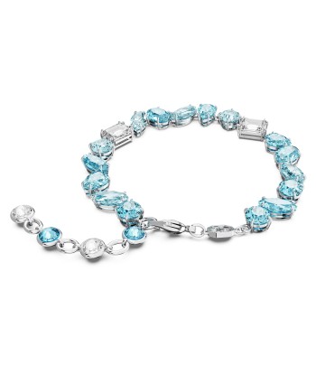 Gema - Bleu Argenté - Bracelet - Swarovski 2 - 3 jours ouvrés.