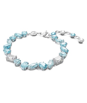 Gema - Bleu Argenté - Bracelet - Swarovski 2 - 3 jours ouvrés.