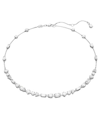 Mesmera  - Blanc Argenté - Collier - Swarovski pas cheres