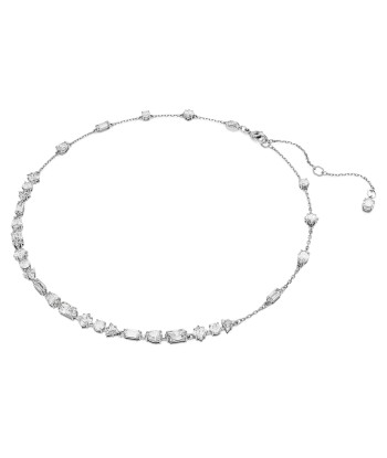 Mesmera  - Blanc Argenté - Collier - Swarovski pas cheres