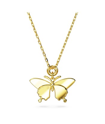 Idyllia - Papillon - Multicolore Doré - Pendentif - Swarovski est présent 