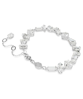 Mesmera  - Blanc Argenté - Bracelet - Swarovski de votre