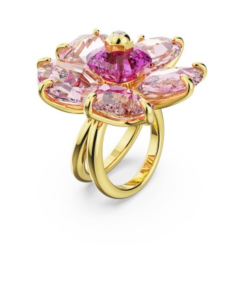 Florere - Rose Doré - Cocktail - Bague - Swarovski en stock