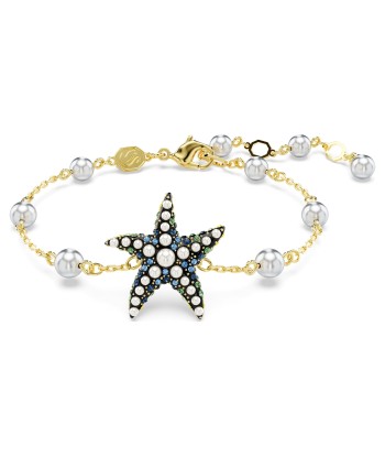 Idyllia - Etoile de Mer - Multicolore Doré - Bracelet - Swarovski pour bénéficier 