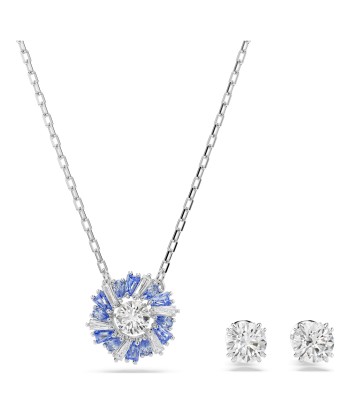 Idyllia - Fleur - Bleu Argenté - Parure - Swarovski 2024