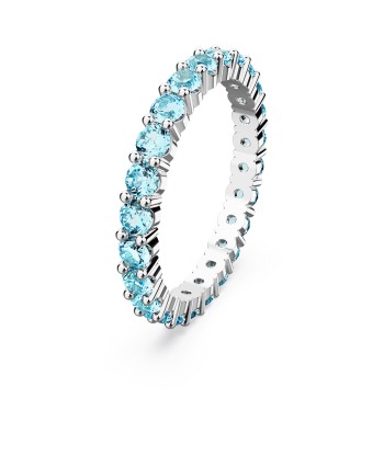 Matrix - Bleu Argenté - Bague - Swarovski Livraison rapide