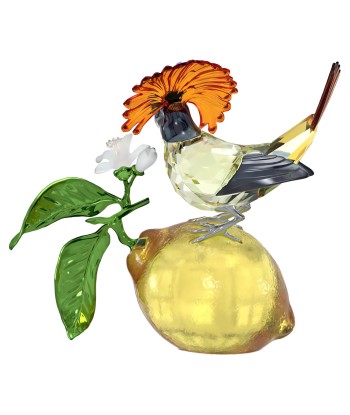 Idyllia - Oiseau sur Citron - Figurine - Swarovski 50-70% off 