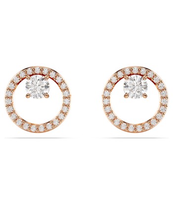 Constella - Blanc Doré Rose - Clous d'oreilles - Swarovski le des métaux précieux