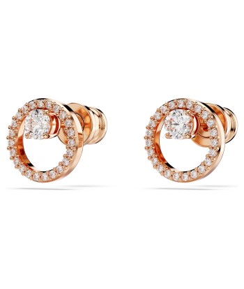 Constella - Blanc Doré Rose - Clous d'oreilles - Swarovski le des métaux précieux