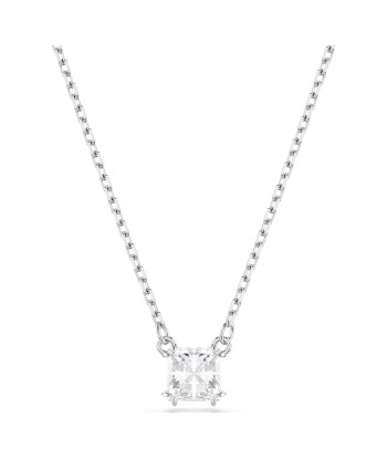 Stilla - Carré - Blanc Argenté - Collier - Swarovski acheter en ligne