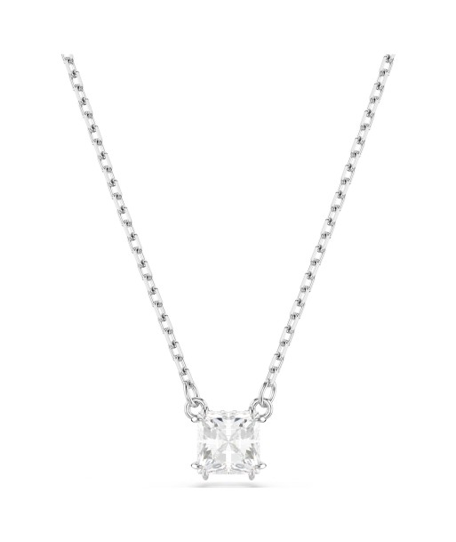 Stilla - Carré - Blanc Argenté - Collier - Swarovski acheter en ligne