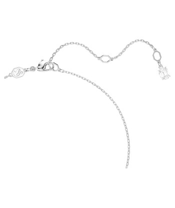 Stilla - Carré - Blanc Argenté - Collier - Swarovski acheter en ligne