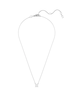 Stilla - Carré - Blanc Argenté - Collier - Swarovski acheter en ligne