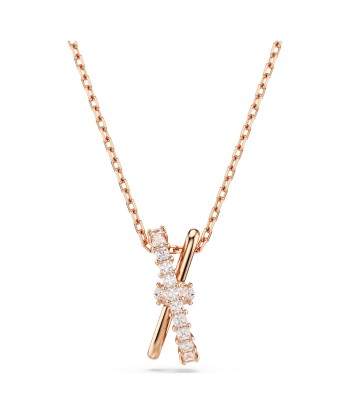 Hyperbola - Blanc Rosé - Torsade - Collier - Swarovski sélection de produits