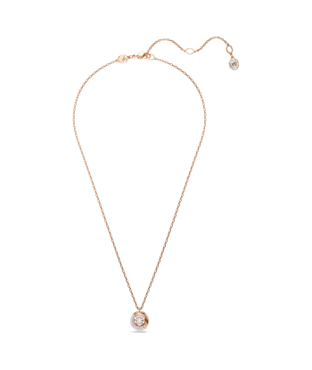 Dextera - Blanc Rosé - Collier - Swarovski les ctes