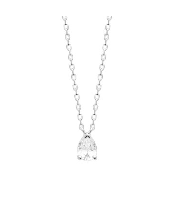 Goutte - Blanc - Collier - Argent ou a consommer sur place