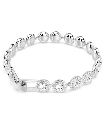 Una Angelic - Rond - Blanc Argenté - Bracelet - Swarovski de pas cher