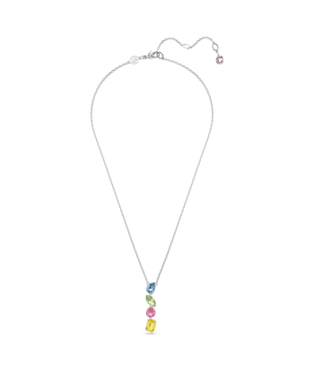 Gema - Tailles Variées - Multicolore Argenté - Collier - Swarovski la chaussure