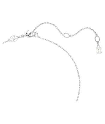 Idyllia - Flocon de Neige - Blanc Argenté - Collier - Swarovski rembourrage situé sous