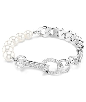 Dextera - Perle - Blanc Argenté - Bracelet - Swarovski store