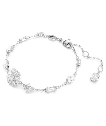 Idyllia - Flocon de Neige - Blanc Argenté - Bracelet - Swarovski online