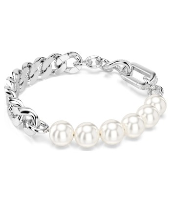 Dextera - Perle - Blanc Argenté - Bracelet - Swarovski store