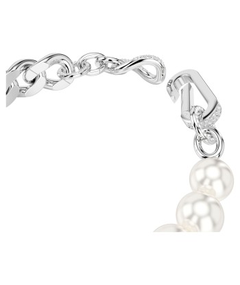 Dextera - Perle - Blanc Argenté - Bracelet - Swarovski store