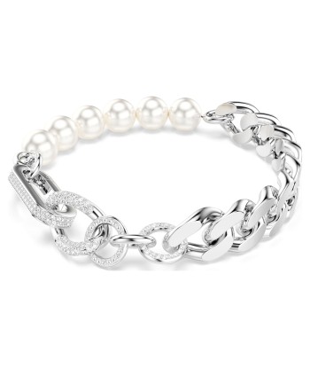 Dextera - Perle - Blanc Argenté - Bracelet - Swarovski store